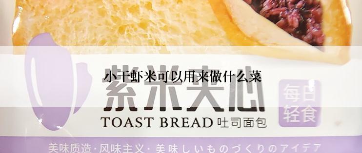  小干虾米可以用来做什么菜
