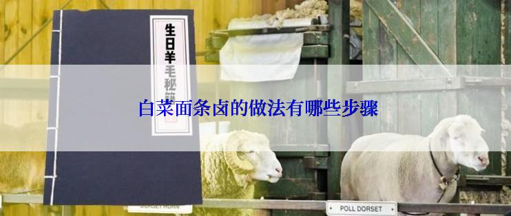  白菜面条卤的做法有哪些步骤