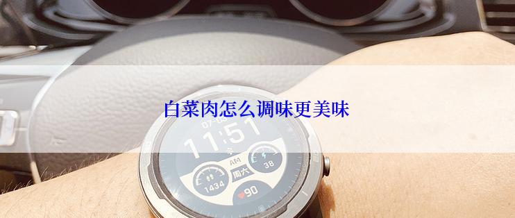 白菜肉怎么调味更美味