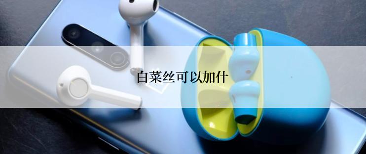 白菜丝可以加什