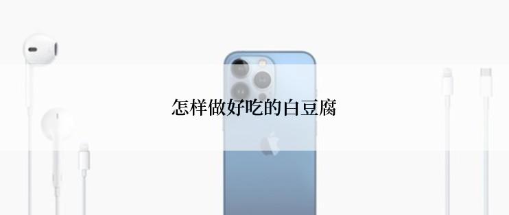 怎样做好吃的白豆腐