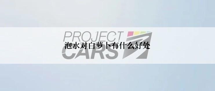 泡水对白萝卜有什么好处