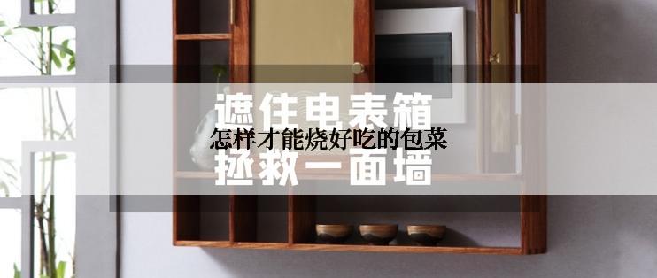 怎样才能烧好吃的包菜
