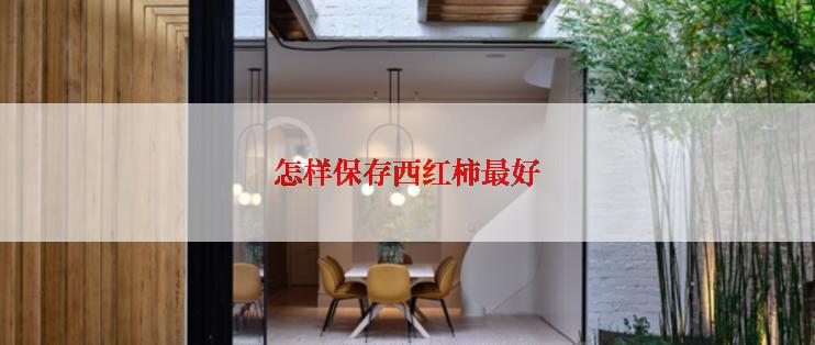 怎样保存西红柿最好