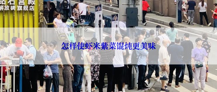 怎样使虾米紫菜馄炖更美味