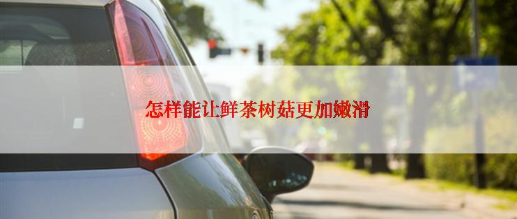 怎样能让鲜茶树菇更加嫩滑