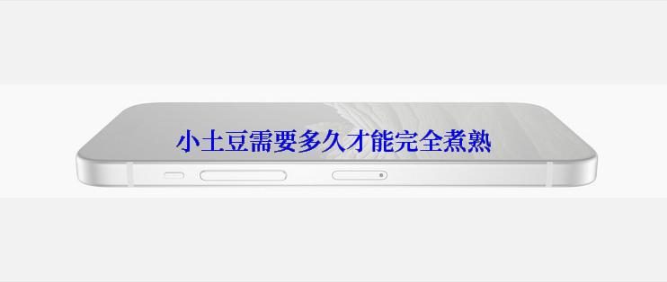 小土豆需要多久才能完全煮熟