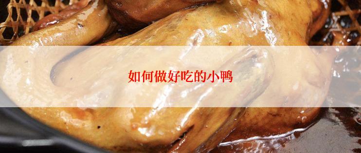 如何做好吃的小鸭