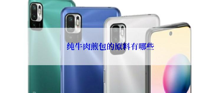  纯牛肉煎包的原料有哪些