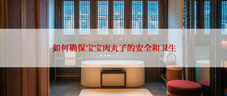  如何确保宝宝肉丸子的安全和卫生