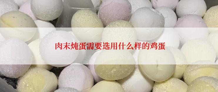  肉末炖蛋需要选用什么样的鸡蛋