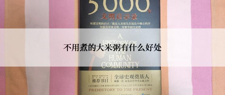 不用煮的大米粥有什么好处