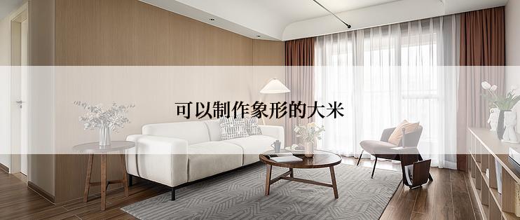 可以制作象形的大米