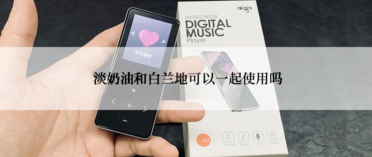  淡奶油和白兰地可以一起使用吗