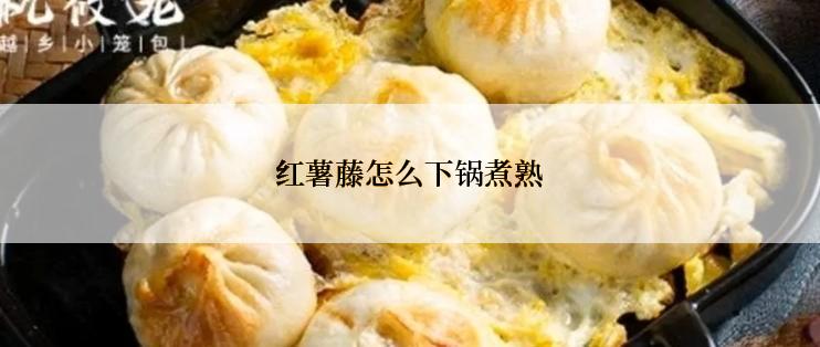 红薯藤怎么下锅煮熟