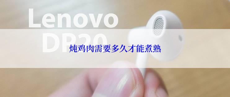 炖鸡肉需要多久才能煮熟