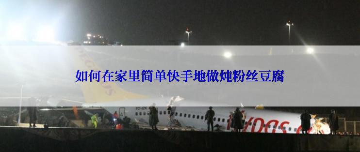 如何在家里简单快手地做炖粉丝豆腐