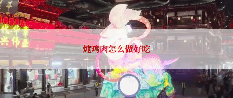 炖鸡肉怎么做好吃