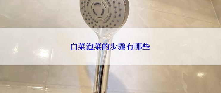 白菜泡菜的步骤有哪些