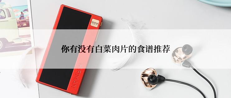 你有没有白菜肉片的食谱推荐