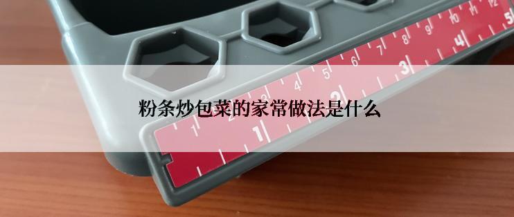  粉条炒包菜的家常做法是什么