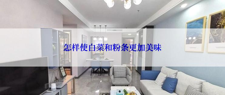 怎样使白菜和粉条更加美味