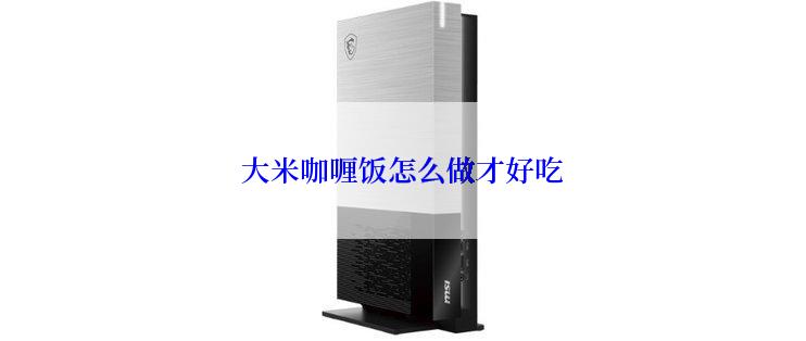大米咖喱饭怎么做才好吃