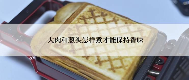  大肉和葱头怎样煮才能保持香味
