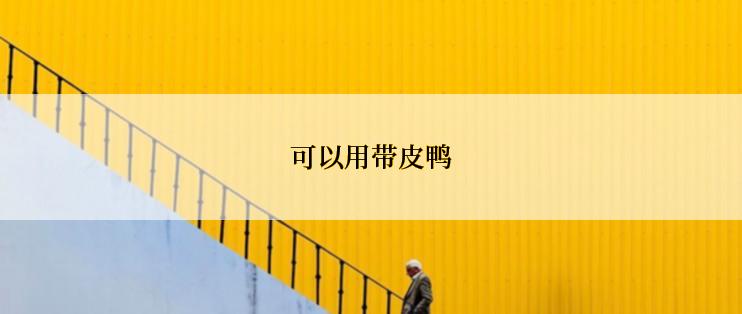 可以用带皮鸭