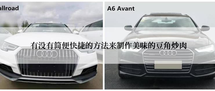 有没有简便快捷的方法来制作美味的豆角炒肉