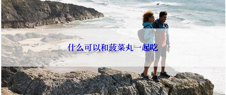 什么可以和菠菜丸一起吃