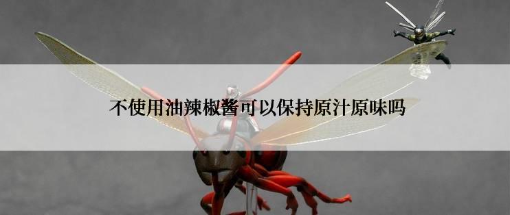  不使用油辣椒酱可以保持原汁原味吗
