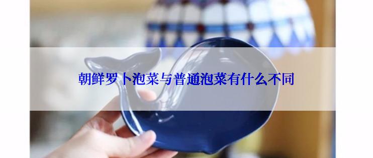 朝鲜罗卜泡菜与普通泡菜有什么不同