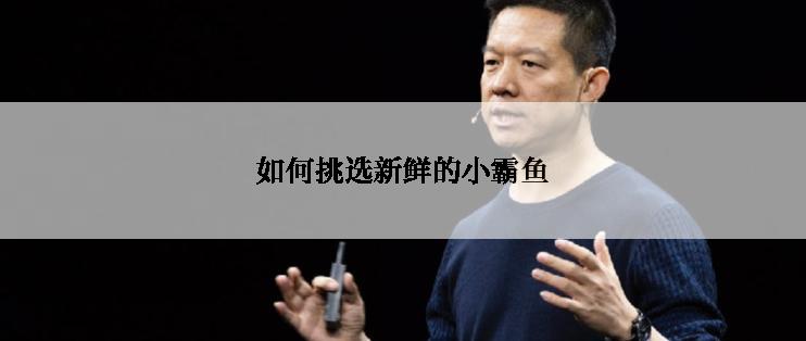 如何挑选新鲜的小霸鱼