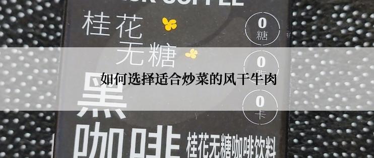  如何选择适合炒菜的风干牛肉