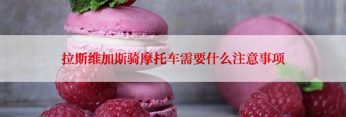 拉斯维加斯骑摩托车需要什么注意事项