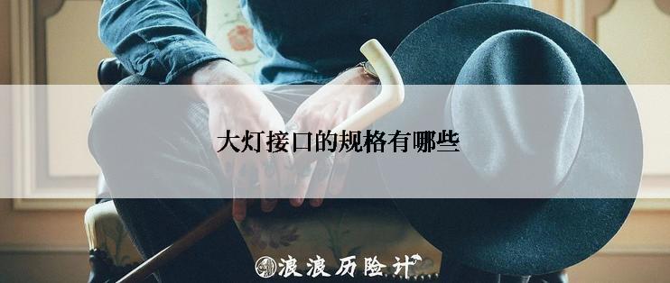  大灯接口的规格有哪些