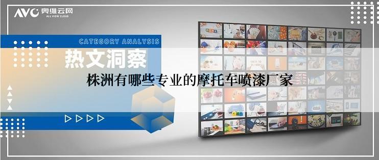 株洲有哪些专业的摩托车喷漆厂家