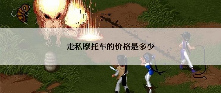 走私摩托车的价格是多少