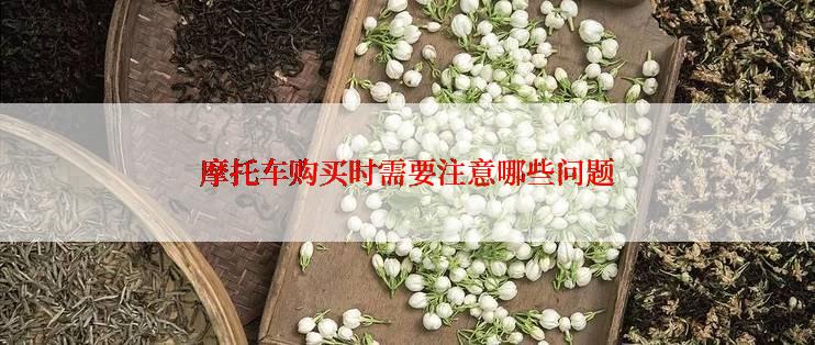 摩托车购买时需要注意哪些问题