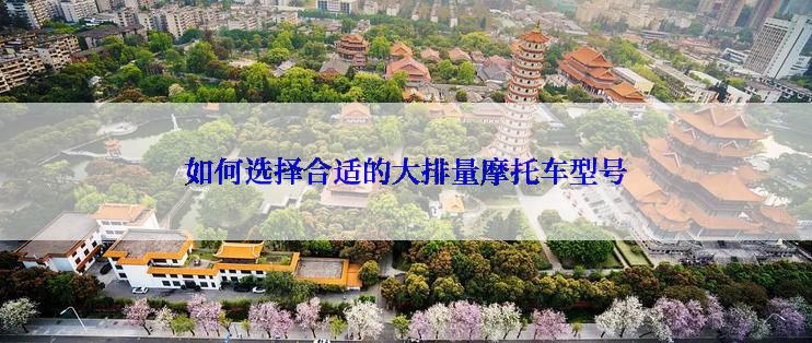 如何选择合适的大排量摩托车型号
