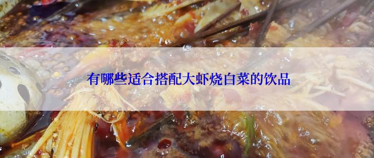  有哪些适合搭配大虾烧白菜的饮品