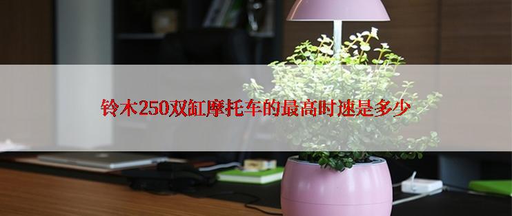 铃木250双缸摩托车的最高时速是多少