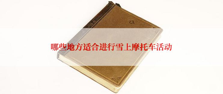 哪些地方适合进行雪上摩托车活动