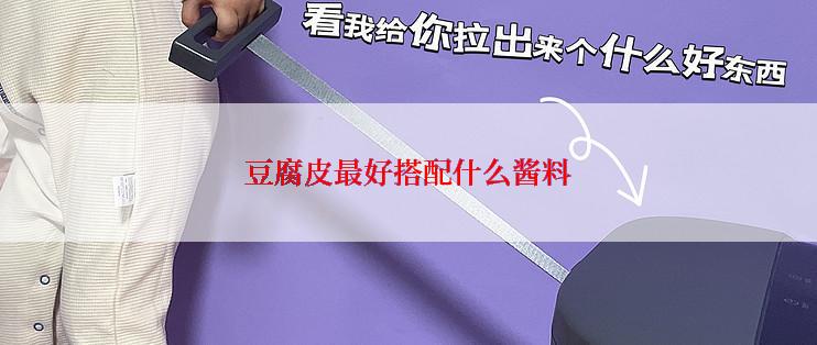 豆腐皮最好搭配什么酱料