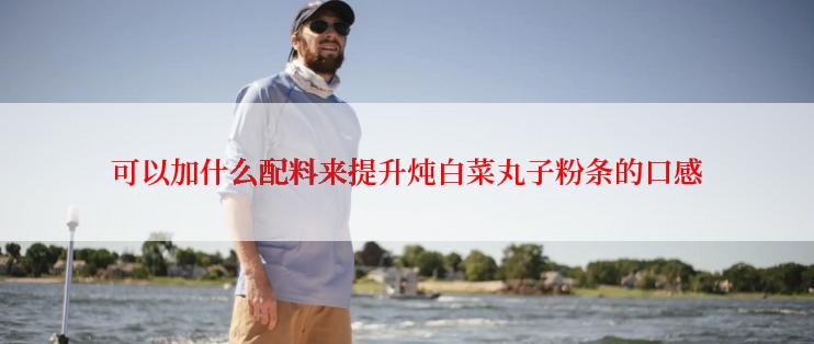 可以加什么配料来提升炖白菜丸子粉条的口感
