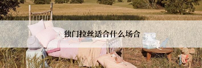  独门拉丝适合什么场合