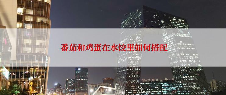  番茄和鸡蛋在水饺里如何搭配