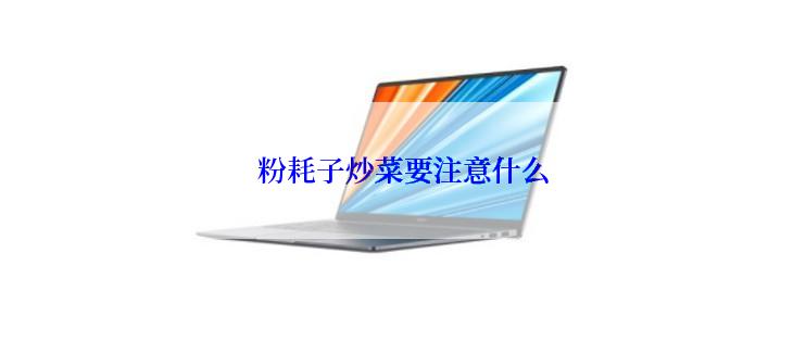 粉耗子炒菜要注意什么