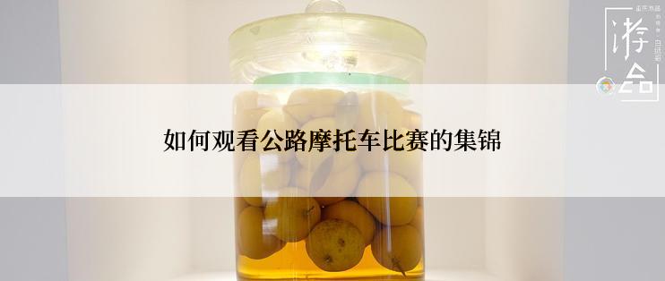 如何观看公路摩托车比赛的集锦